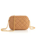 Mademoiselle Camera Bag Purse in Tan