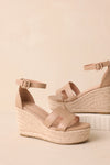 Tahiti Nude Wedges