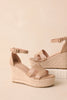 Tahiti Nude Wedges