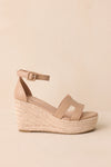 Tahiti Nude Wedges