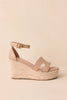 Tahiti Nude Wedges