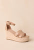 Tahiti Nude Wedges