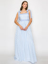Dreamy Blue Stripe Maxi Dress