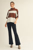 Brown Striped Sweater