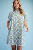Blue Hydrangea Dress