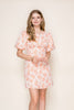 Sweet As A Peach Jacquard Dress