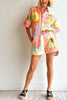 Precious Patchwork Short Set