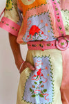 Precious Patchwork Short Set