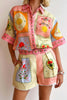 Precious Patchwork Short Set