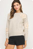 Floral Cream Sweater