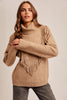 Mocha Fringe Sweater