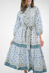 Victoria Dunn Laurel Dress in Mulberry