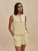 Varley Marla Button Placket Tank