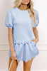 Blue Scallop Trim Set