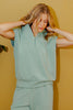 Seafoam Athleisure Set, Top