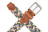 Martin Dingman Como Braided Italian and Elastic Belt
