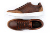 Martin Dingman Carson Alligator Grain Sneakers