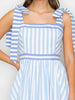 Dreamy Blue Stripe Maxi Dress