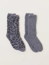 Barefoot Dreams CozyChic Barefoot in the Wild 2 Pair Socks