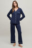 Barefoot Dreams Luxe Milk Jersey® Piped Pajama Set