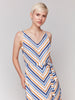 Charlie B Denim Striped Maxi Dress