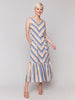 Charlie B Denim Striped Maxi Dress