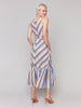 Charlie B Denim Striped Maxi Dress