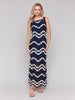 Charlie B Crochet Dress in Navy