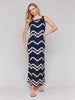 Charlie B Crochet Dress in Navy