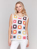 Charlie B Multicolor Crochet Top