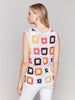 Charlie B Multicolor Crochet Top