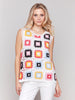 Charlie B Multicolor Crochet Top
