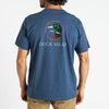 Duckhead Indigo Blue Logo Short Sleeve Tee Shirt
