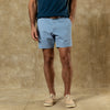 Duckhead 7 Inch Gold School Chino Short in Chambray Blue
