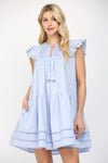 Eyelet Tassel Dress