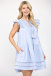 Eyelet Tassel Dress