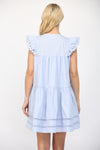 Eyelet Tassel Dress