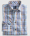 Johnnie-O Dartmouth Sport Shirt in Laguna Blue