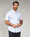 7 Diamonds Bradhurst Linen Short Sleeve Linen Shirt