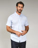 7 Diamonds Bradhurst Linen Short Sleeve Linen Shirt