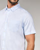 7 Diamonds Bradhurst Linen Short Sleeve Linen Shirt