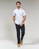 7 Diamonds Bradhurst Linen Short Sleeve Linen Shirt