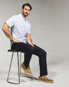 7 Diamonds Bradhurst Linen Short Sleeve Linen Shirt