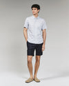 7 Diamonds Fontaine Linen Short Sleeve Shirt