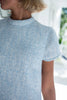 Sail to Sable Blue Tweed Shift Dress