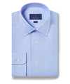 david donahue royal oxford dress shirt David Donahue Pink & White Royal Oxford Dress Shirt (Trim Fit) Pink & White / 15x34/35