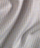 David Donahue Trim Sky & Dune Twill Check Dress Shirt