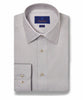 David Donahue Trim Sky & Dune Twill Check Dress Shirt