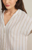 Z Supply Parallel Striped Linen Top