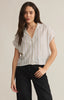 Z Supply Parallel Striped Linen Top
